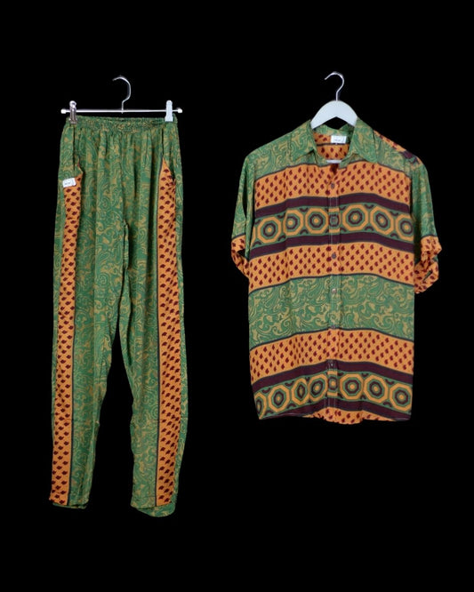 INDIWAII SET PANT - SHORT SLEEVE SHIRT 4 - S