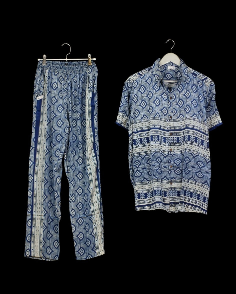 INDIWAII SET PANT - SHORT SLEEVE SHIRT 7 - M
