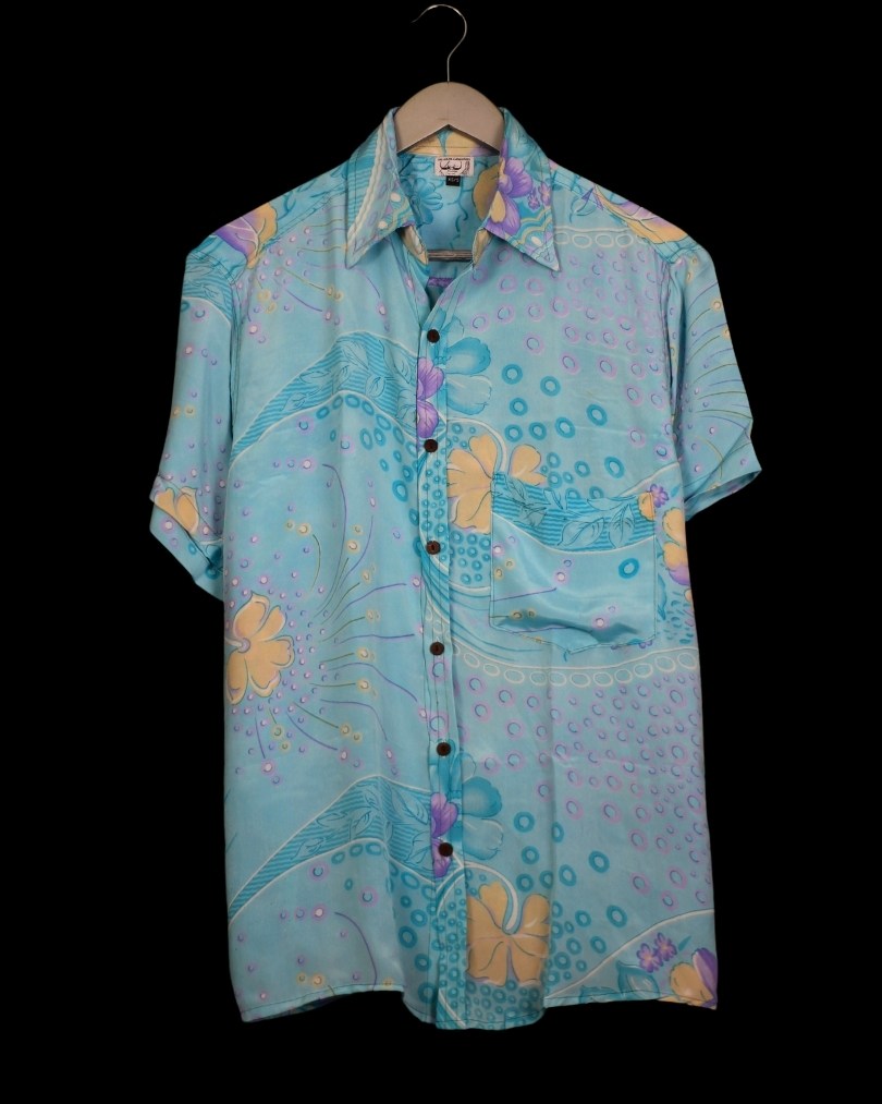 INDIWAII OVERSIZE HEMD SEIDE - 1 / XS
