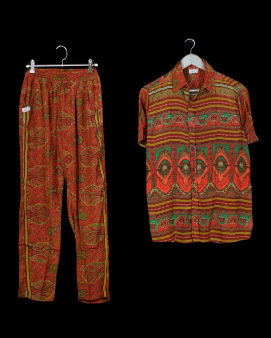 INDIWAII SET PANT - SHORT SLEEVE SHIRT 1 - S