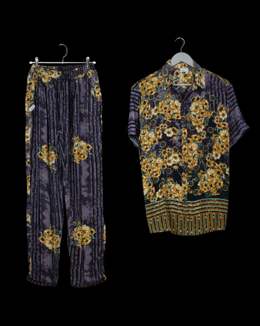 INDIWAII SET PANT - SHORT SLEEVE SHIRT  10 - M
