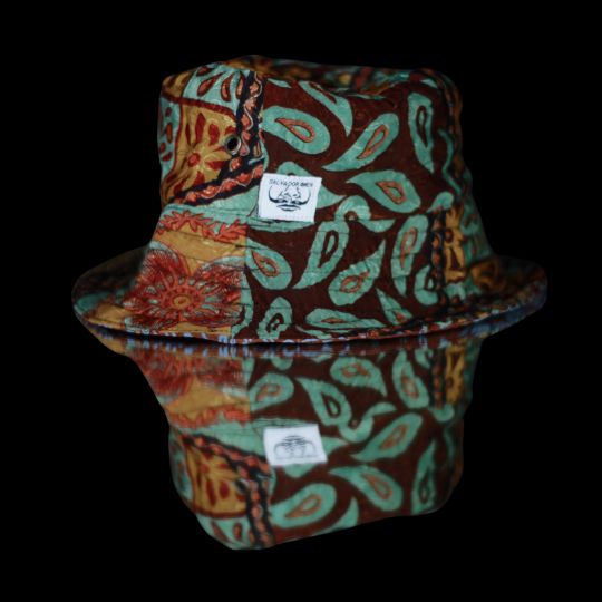 Coco HAT 50 / M-L   - REVERSIBLE bucket HAT SILK