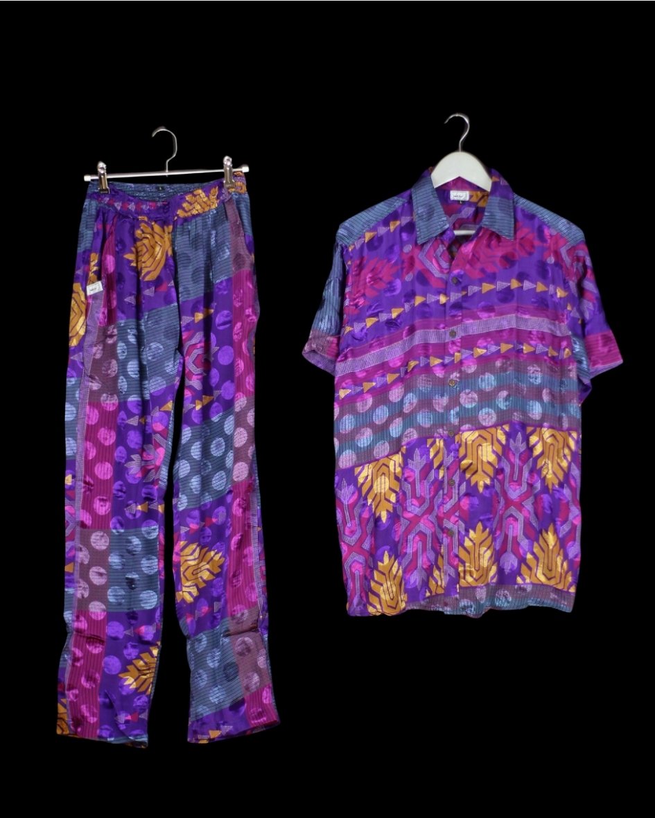 INDIWAII SET HOSE - KURZARMSHIRT 13 - L
