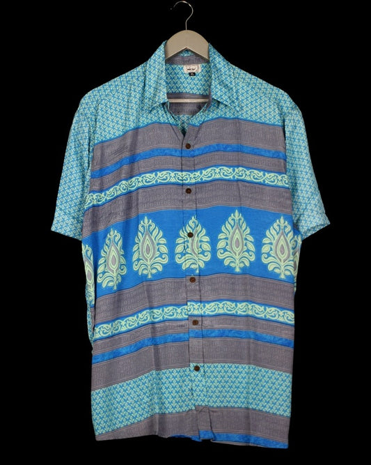 INDIWAII OVERSIZE HEMD SEIDE - 20 / L