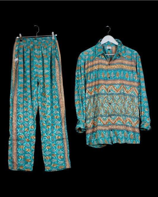 INDIWAII SET HOSE - LANGARMSHIRT 14- L