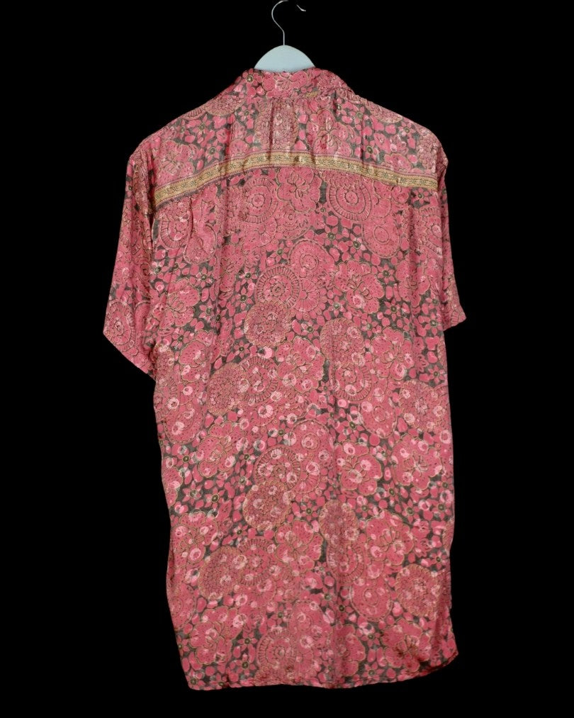 INDIWAII OVERSIZE HEMD SEIDE - 22 / XL