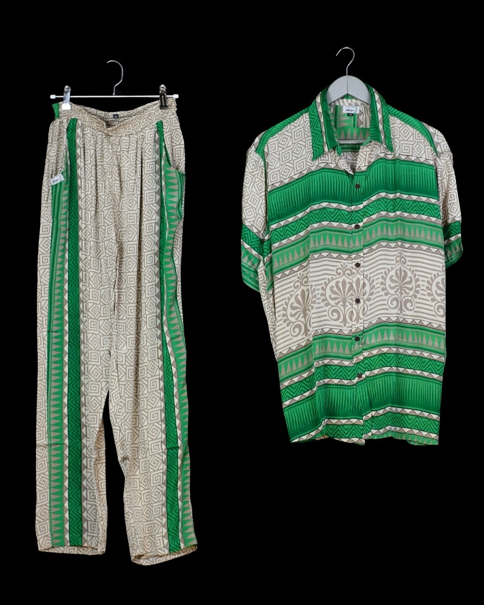 INDIWAII SET HOSE - KURZARMSHIRT 16 - XL
