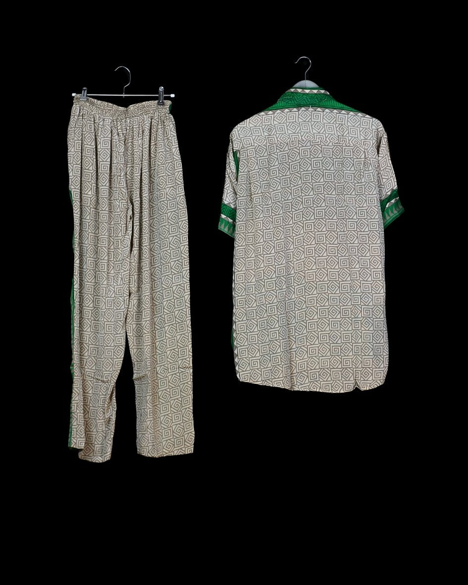 INDIWAII SET HOSE - KURZARMSHIRT 16 - XL