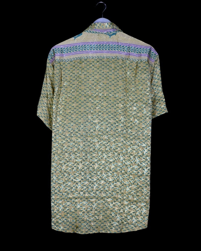 INDIWAII OVERSIZE HEMD SEIDE - 24 / XL