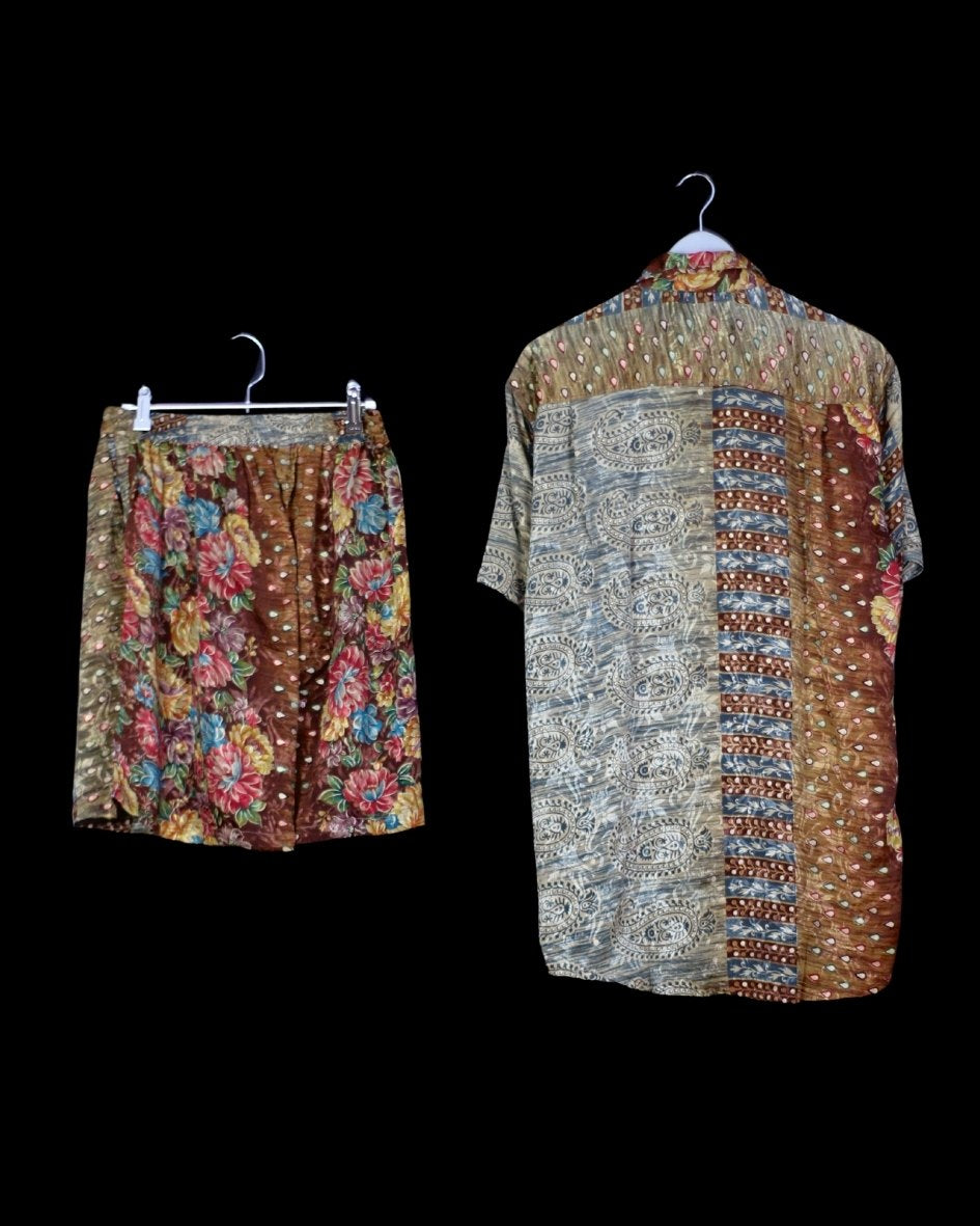 INDIWAII SET HOSE - KURZARMSHIRT 24 - XXL