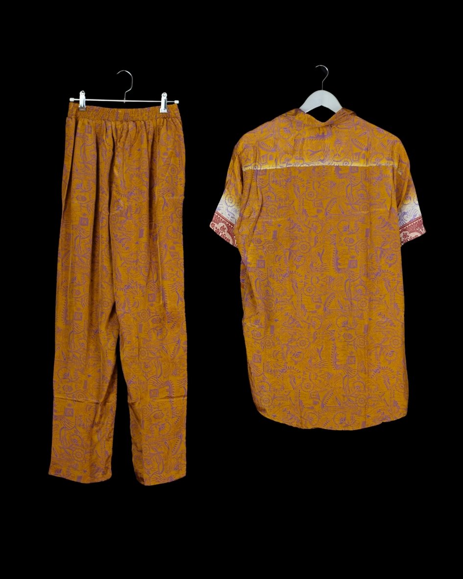 INDIWAII SET HOSE - KURZARMSHIRT 17 - XL