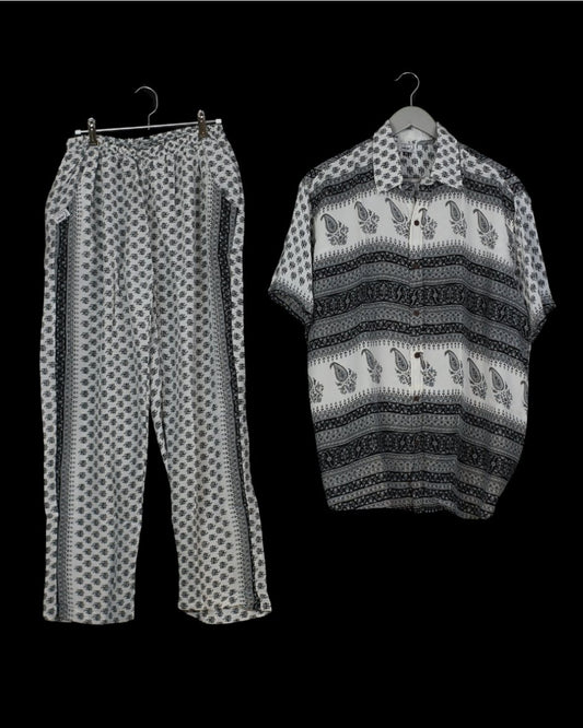 INDIWAII SET PANT - SHORT SLEEVE SHIRT  18 - XL