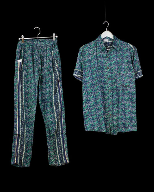 INDIWAII SET PANT - SHORT SLEEVE SHIRT 2- S