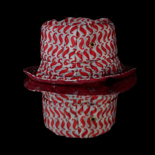 Coco HAT 51 / ML - WENDBARER Bucket Hat aus Seide