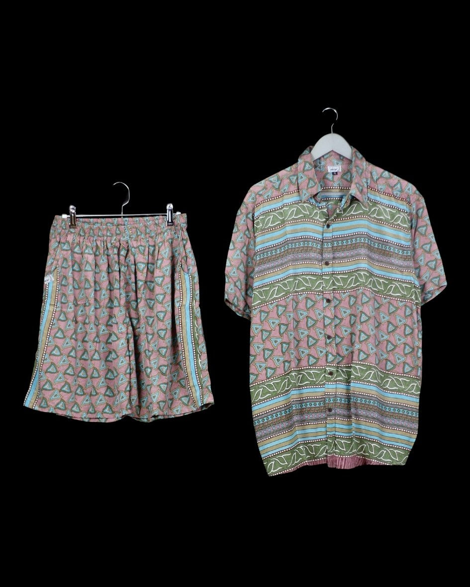 INDIWAII SET HOSE - KURZARMSHIRT 24 - XXL