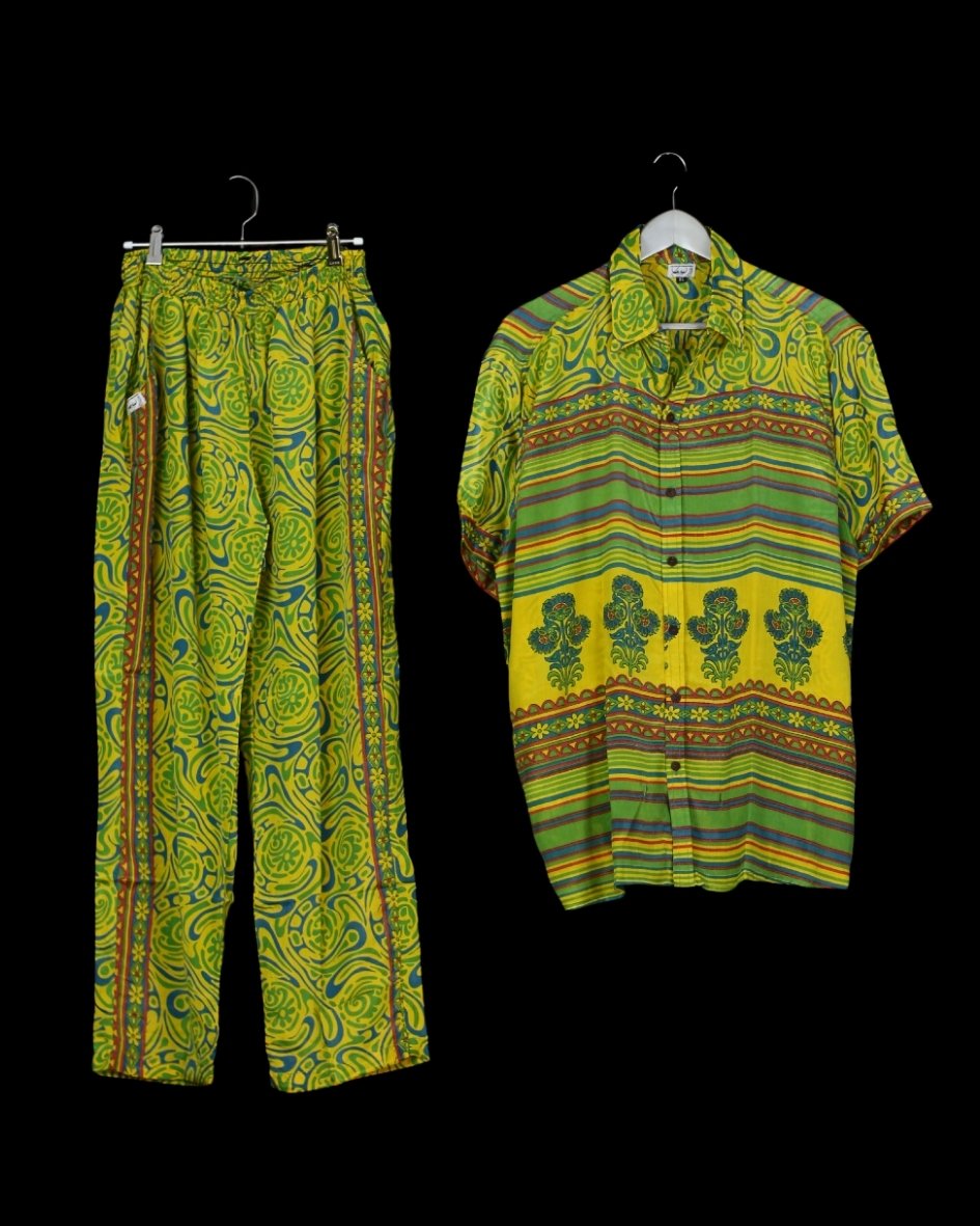 INDIWAII SET HOSE - KURZARMSHIRT 19 - XL