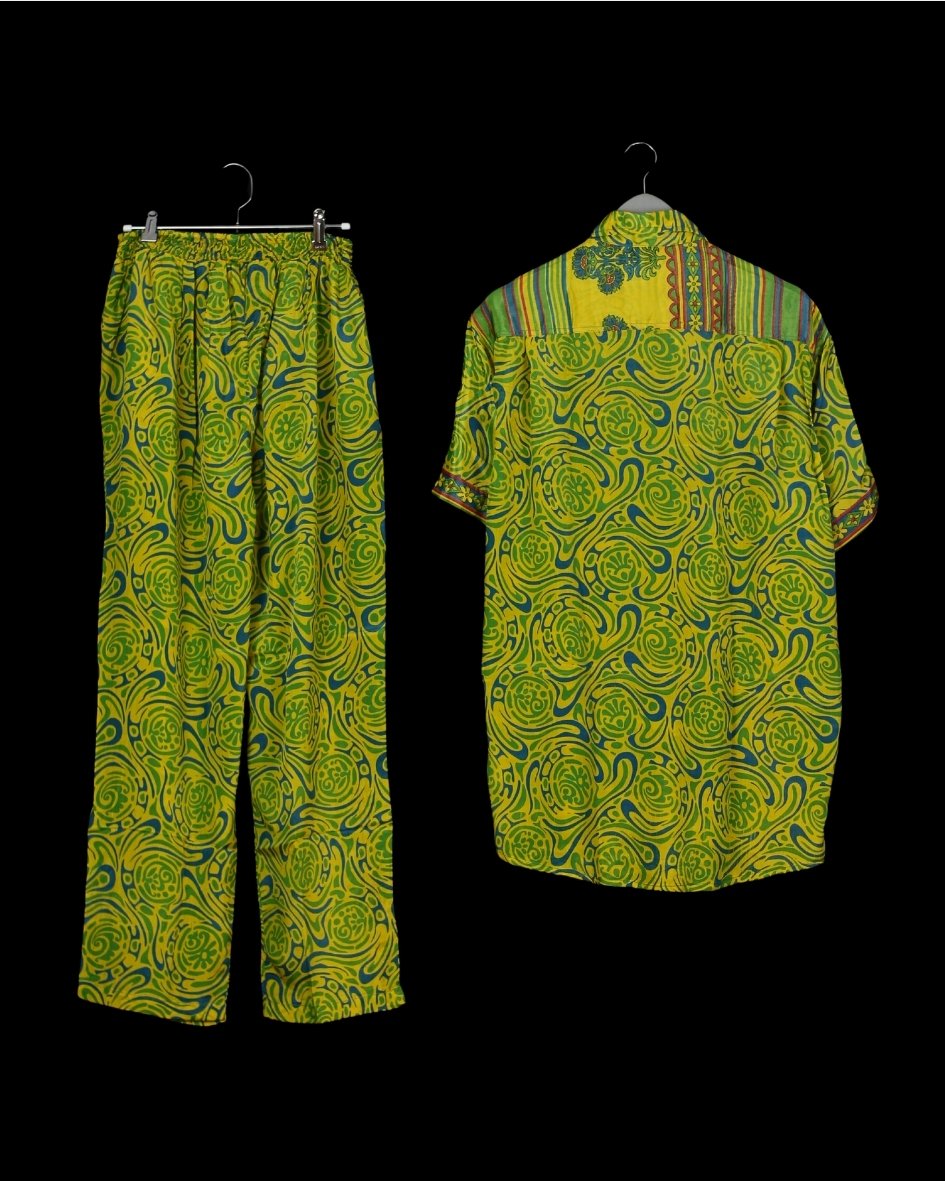 INDIWAII SET HOSE - KURZARMSHIRT 19 - XL
