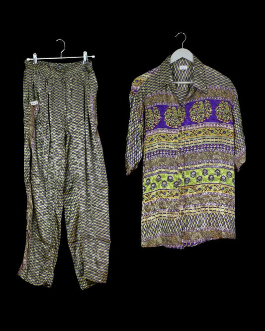 INDIWAII SET PANT - SHORT SLEEVE SHIRT  20 - XXL
