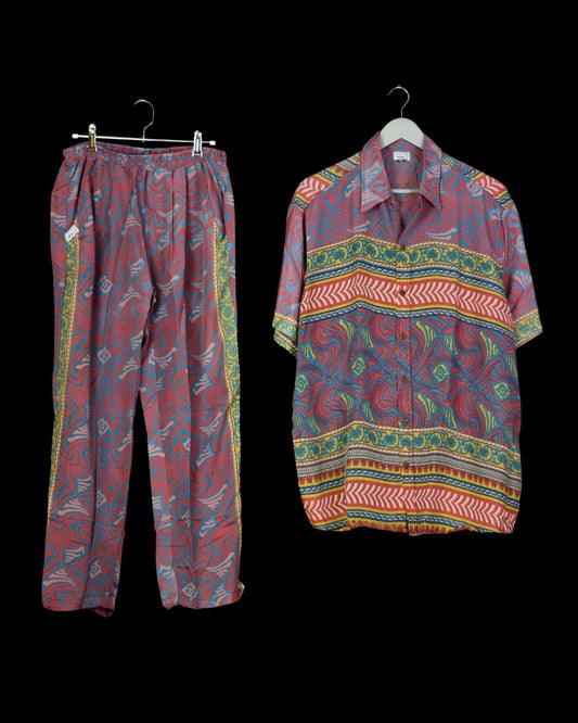 INDIWAII SET PANT - SHORT SLEEVE SHIRT  21- XXL