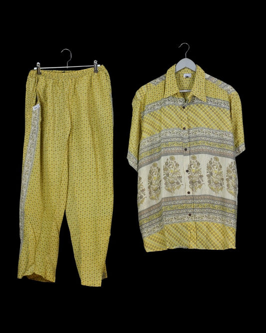 INDIWAII SET PANT - SHORT SLEEVE SHIRT  22 - XXL