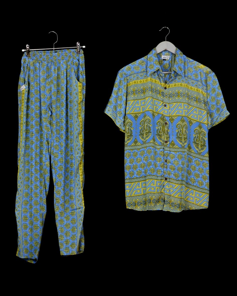 INDIWAII SET PANT - SHORT SLEEVE SHIRT 3 - S