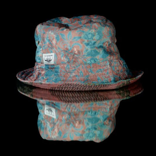 Coco HAT 52/ M-L   - REVERSIBLE bucket HAT SILK