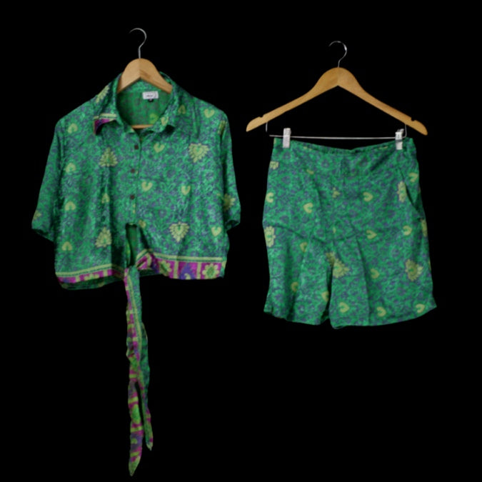 INDIRA WOMEN SET 6 - M shirt+short