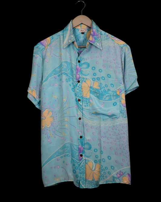 INDIWAII OVERSIZE HEMD SEIDE - 1 / XS