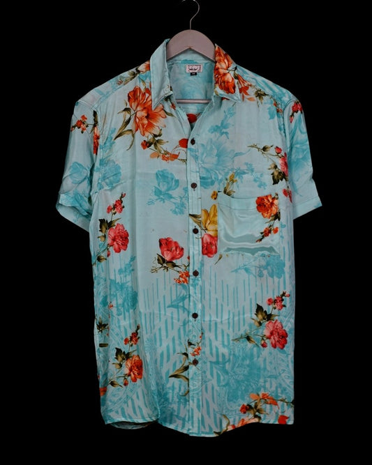 INDIWAII OVERSIZE HEMD SEIDE - 12 / M