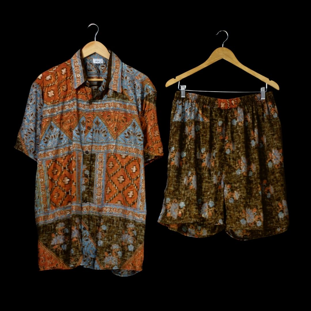 INDIWAII SET - SHIRT-BERMUDA 44- XXL