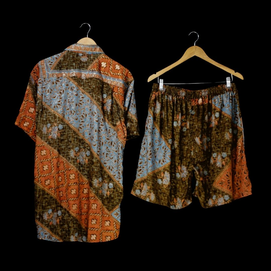 INDIWAII SET - SHIRT-BERMUDA 44- XXL