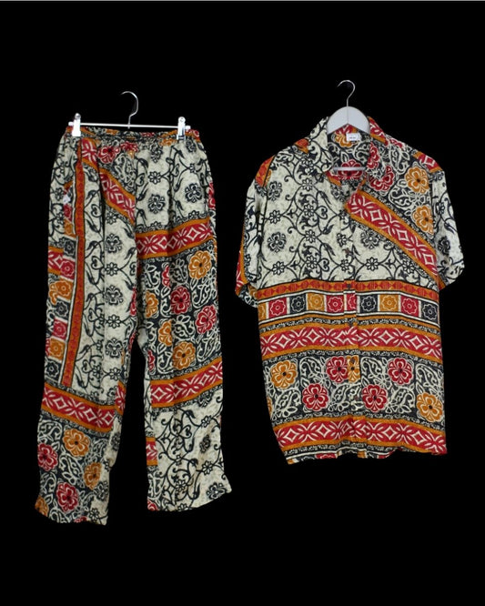 INDIWAII SET HOSE - KURZARMSHIRT 23 - XXL